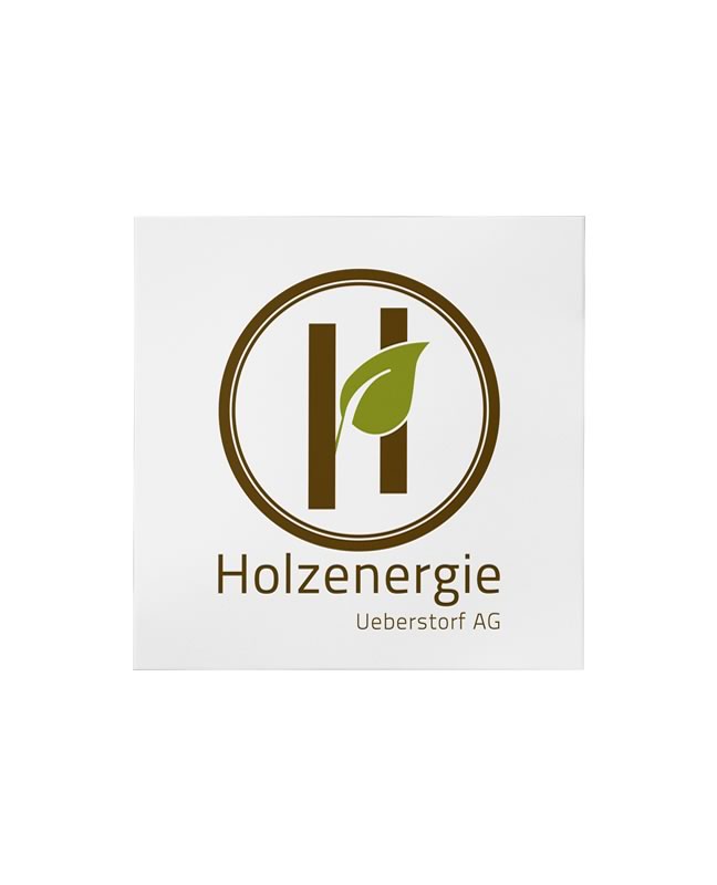 Holzenergie Ueberstorf AG Logodesign, Branding
