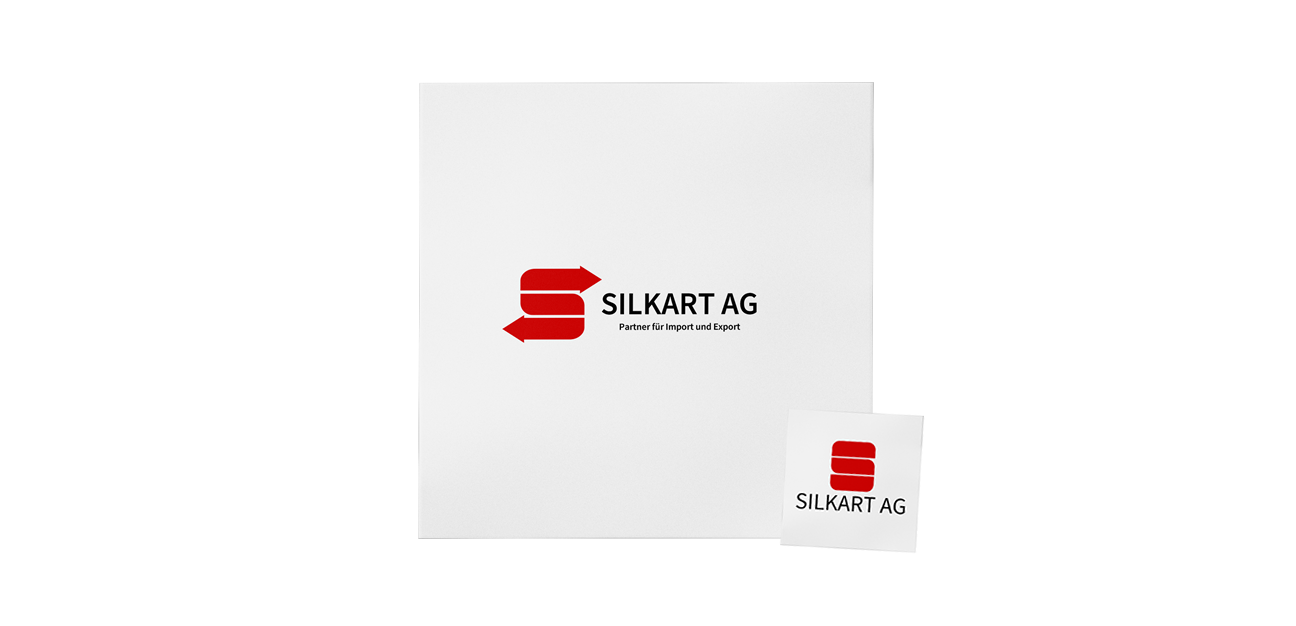 Zwischenschritt zum Branding der Silkart AG, Ueberstorf